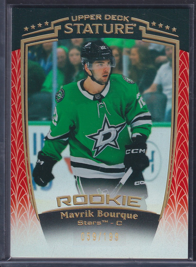 MAVRIK BOURQUE - 2024 Upper Deck Stature Rookie #46, /199