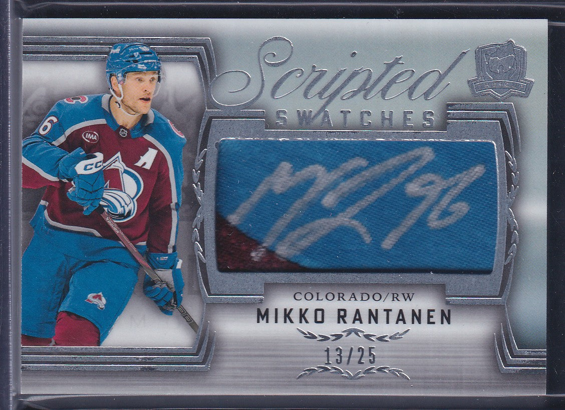 MIKKO RANTANEN - 2024 The Cup Scripted Swatches Auto #SS-MR, /25