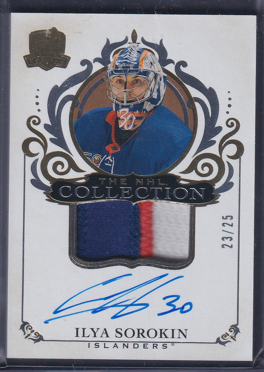 ILYA SOROKIN - 2022 The Cup The NHL Collection Auto Patch #NHL-IS, /25