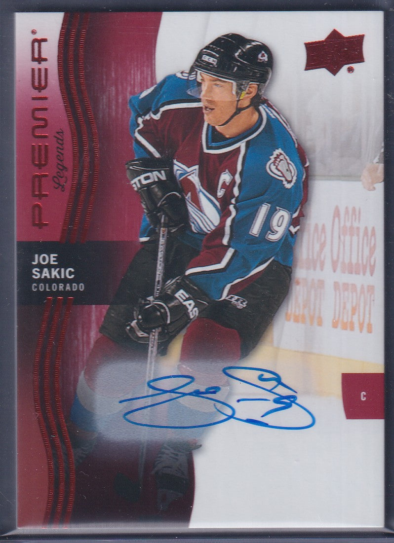 JOE SAKIC - 2023 Upper Deck Premier Legends Auto #99