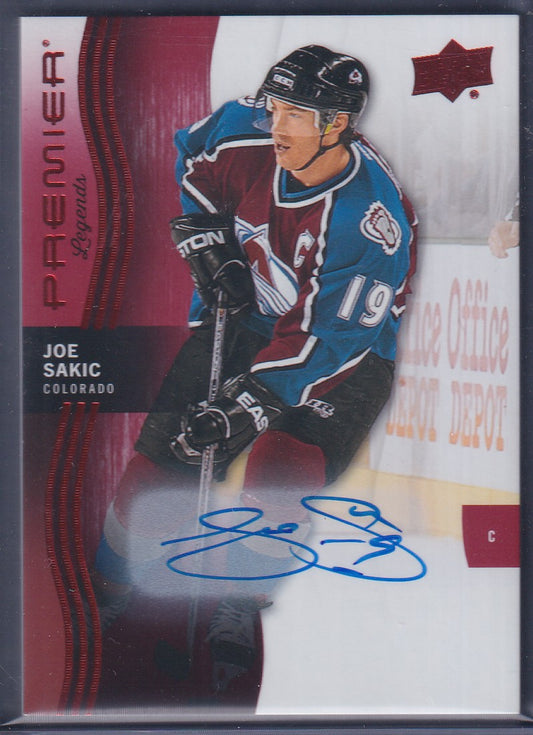 JOE SAKIC - 2023 Upper Deck Premier Legends Auto #99