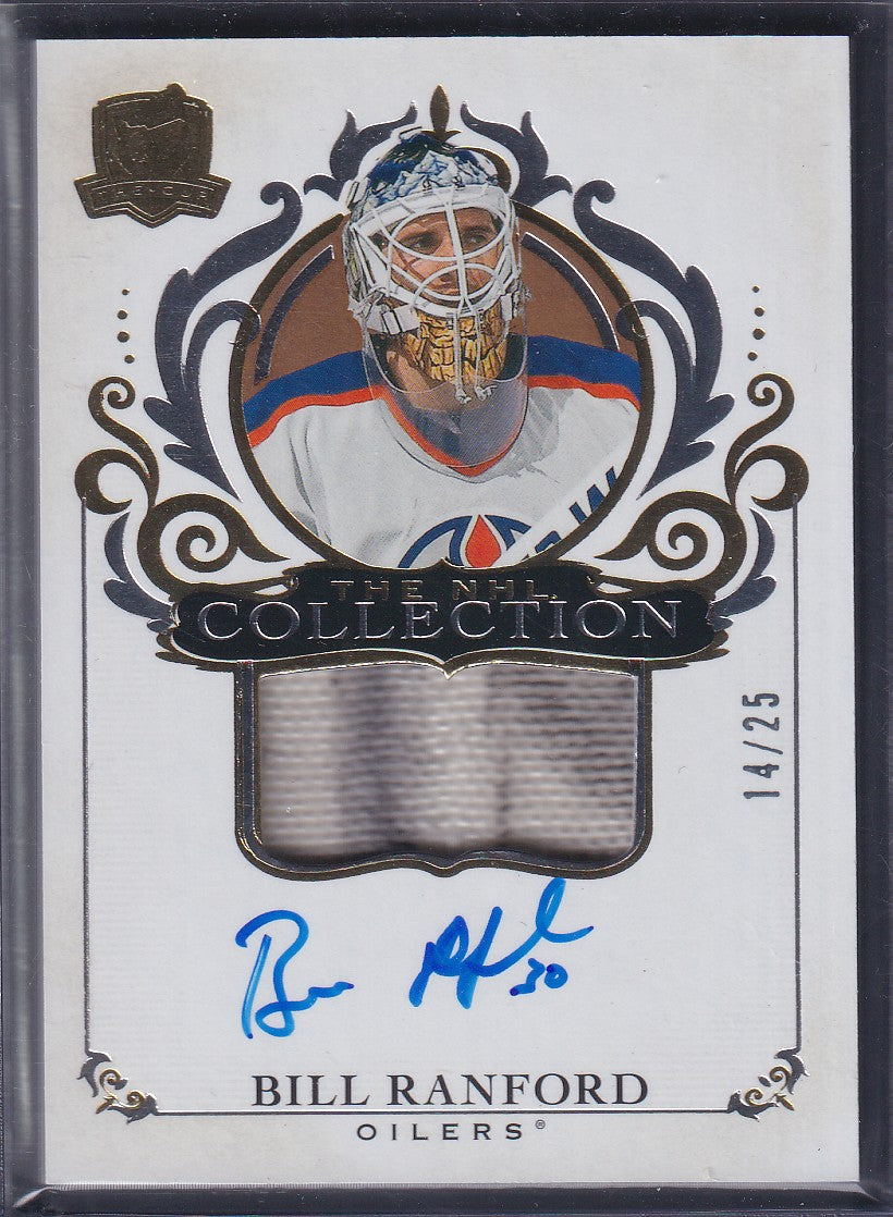 BILL RANFORD - 2022 The Cup The NHL Collection Auto Patch #NHL-BR, /25