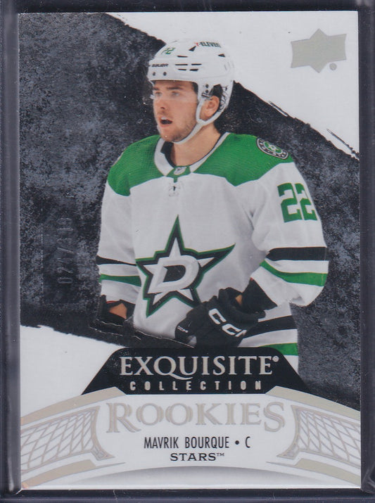 MAVRIK BOURQUE - 2024 Upper Deck Exquisite Rookies #R-MB, /399