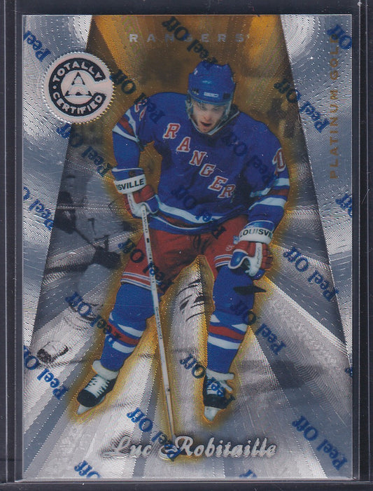 LUC ROBITAILLE - 1997 Pinnacle Totally Certified PLATINUM GOLD #92, /69