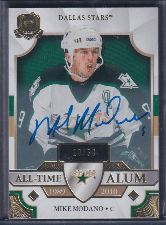 MIKE MODANO - 2019 The Cup All-Time Alum Auto #ATA-MM, /50