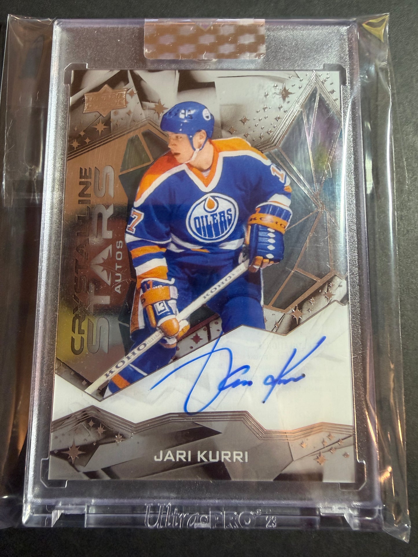 JARI KURRI - 2024 Upper Deck Clear Cut Crystalline Stars Autos #CSA-JK