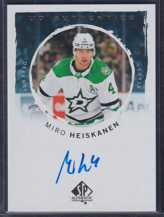 MIRO HEISKANEN - 2024 SP Authentic UD Authentics Auto #UDA-HE