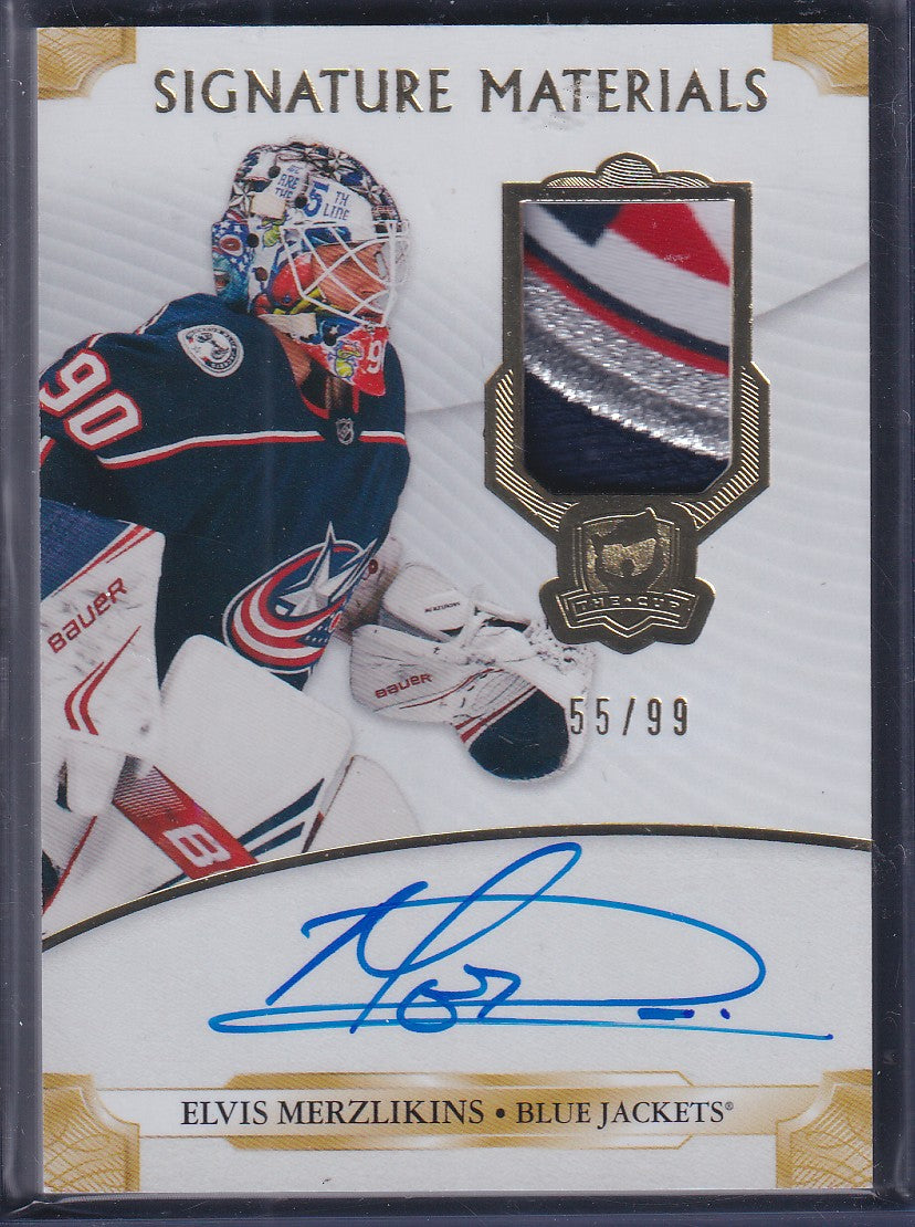ELVIS MERZLIKINS - 2019 The Cup Signature Materials Auto Patch Rookie #SP-ME /99