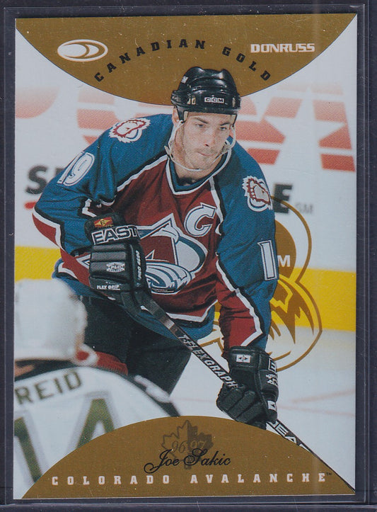 JOE SAKIC - 1996 Donruss Canadian Gold Press Proof #74, /150