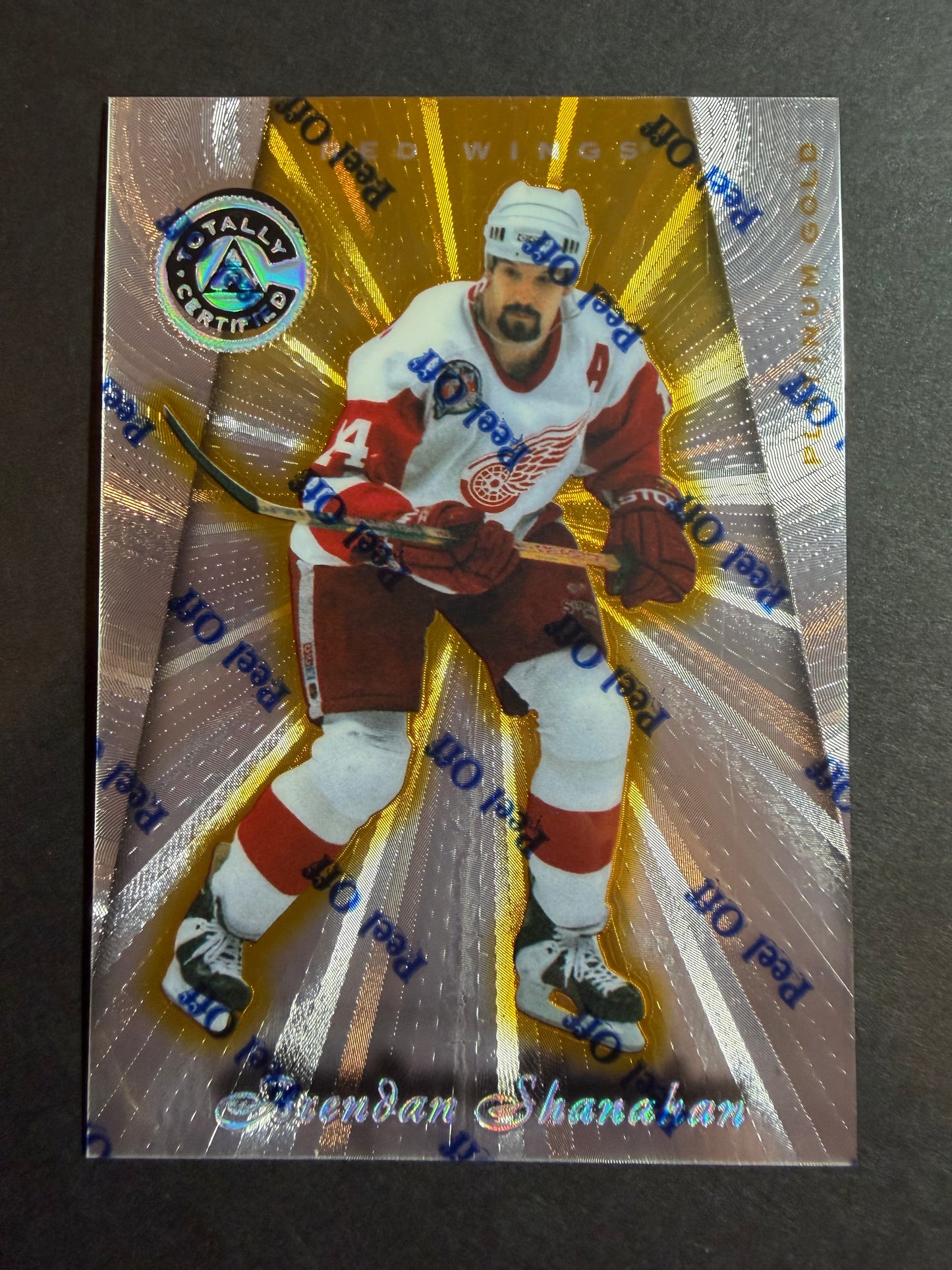 BRENDAN SHANAHAN - 1997 Pinnacle Totally Certified PLATINUM GOLD #61, 58/69