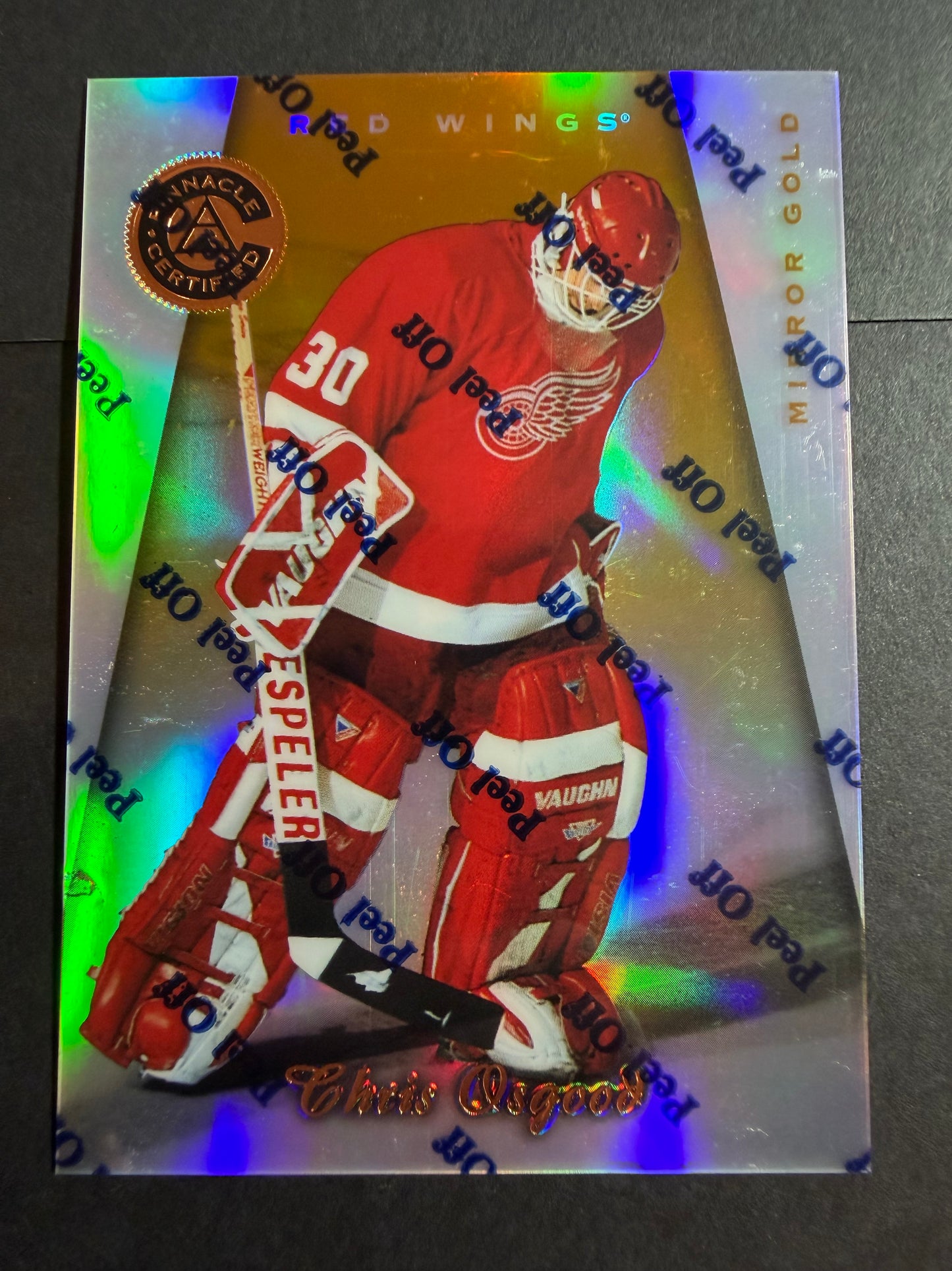 CHRIS OSGOOD - 1997 Pinnacle Totally Certified Part Set to Mirror Gold #4