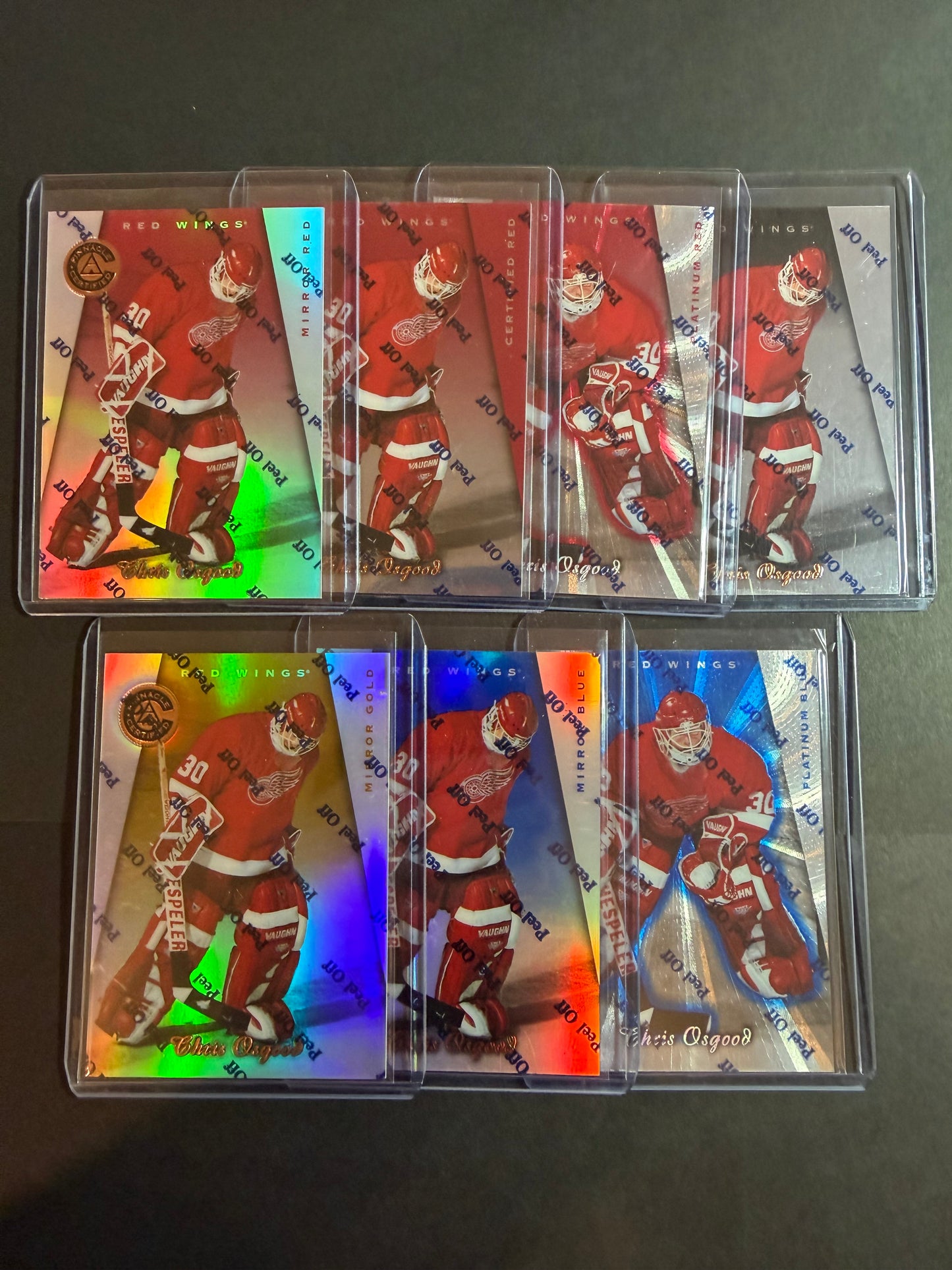 CHRIS OSGOOD - 1997 Pinnacle Totally Certified Part Set to Mirror Gold #4