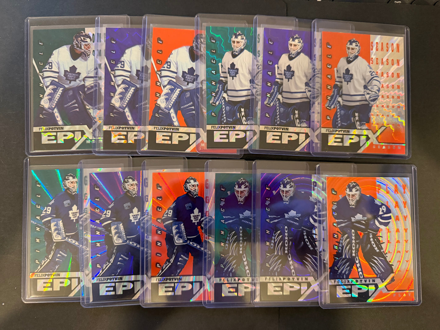 FELIX POTVIN - 1997 Pinnacle Epix COMPLETE SET, w/ Moment, Season, Game, Play