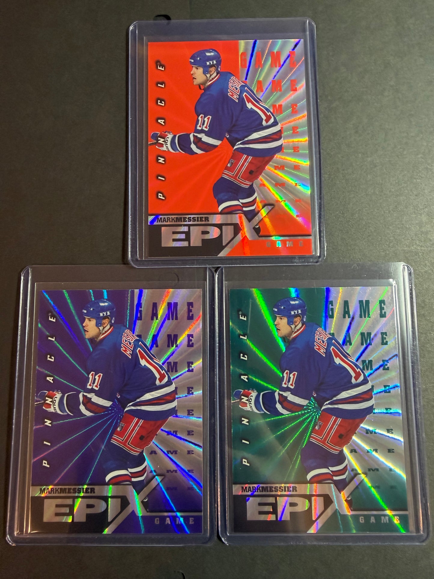MARK MESSIER - 1997 Pinnacle Epix COMPLETE SET, w/ Moment, Season, Game, Play