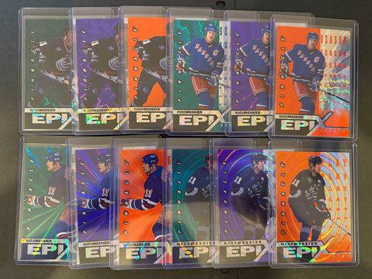 MARK MESSIER - 1997 Pinnacle Epix COMPLETE SET, w/ Moment, Season, Game, Play