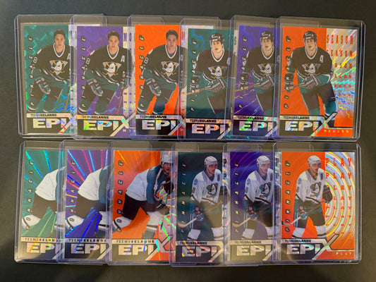 TEEMU SELANNE - 1997 Pinnacle Epix COMPLETE SET, w/ Moment, Season, Game, Play