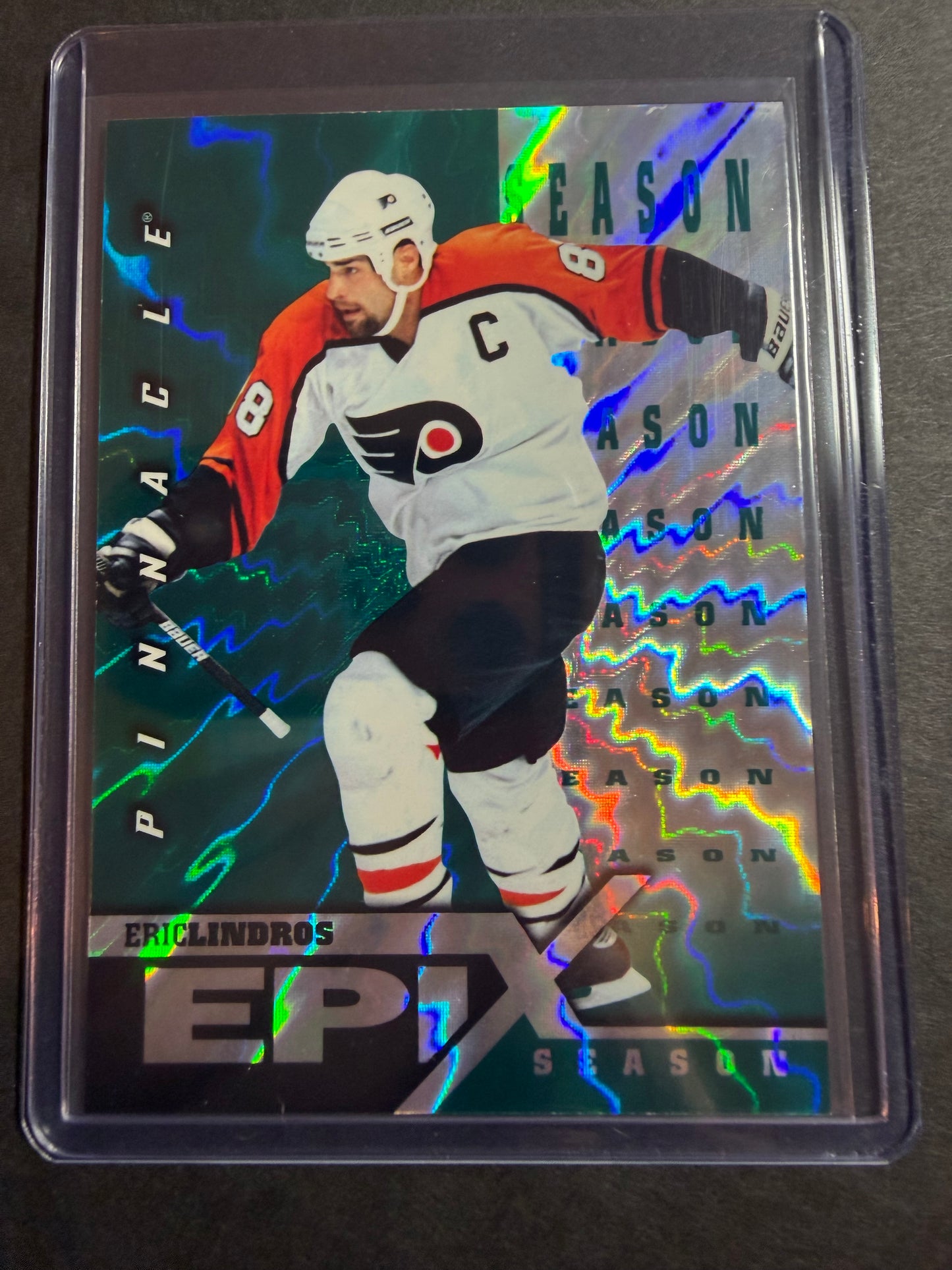 ERIC LINDROS - 1997 Pinnacle Epix COMPLETE SET, w/ Moment, Season, Game, Play