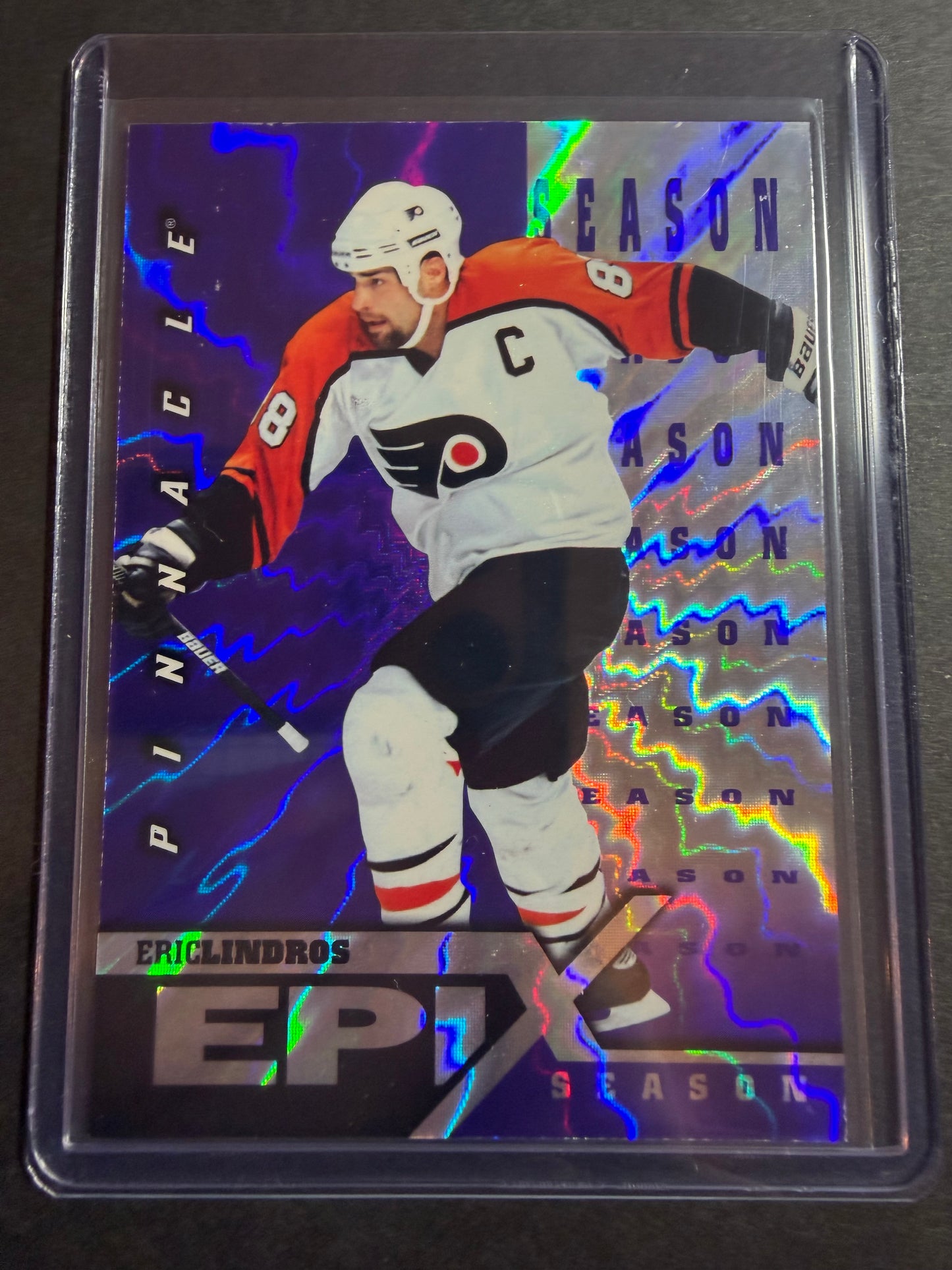 ERIC LINDROS - 1997 Pinnacle Epix COMPLETE SET, w/ Moment, Season, Game, Play