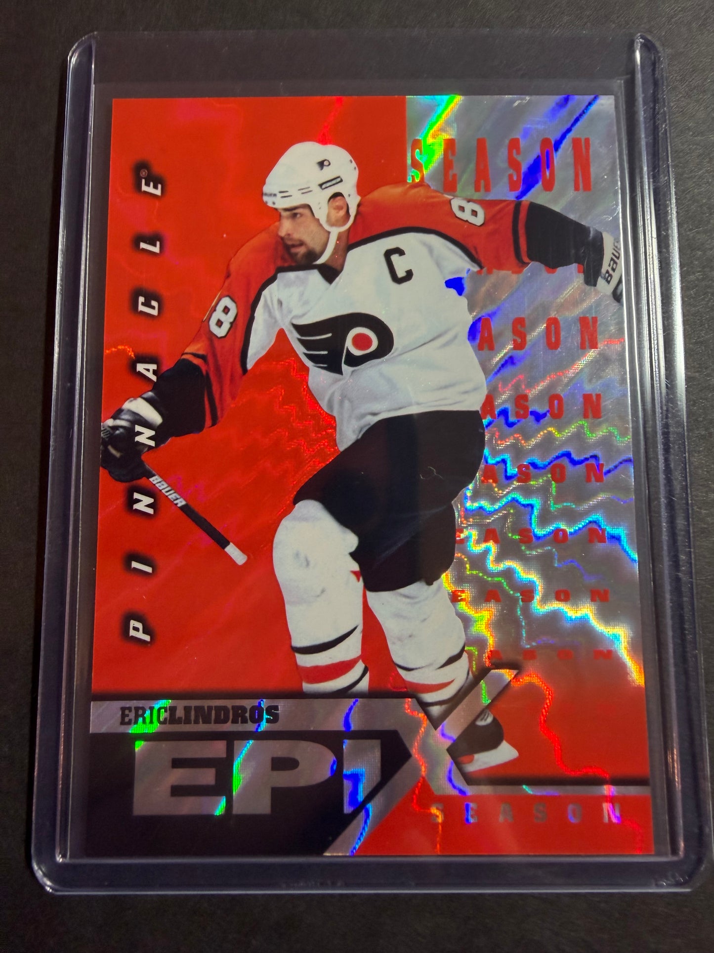 ERIC LINDROS - 1997 Pinnacle Epix COMPLETE SET, w/ Moment, Season, Game, Play