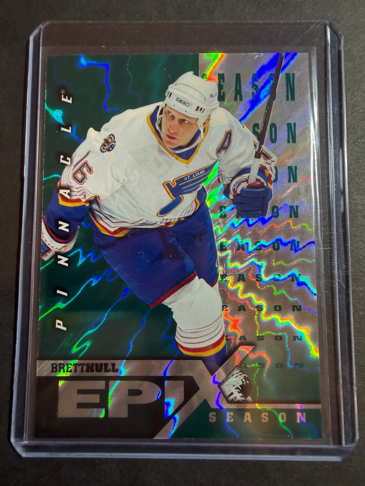 BRETT HULL - 1997 Pinnacle Epix COMPLETE SET, w/ Moment, Season, Game, Play