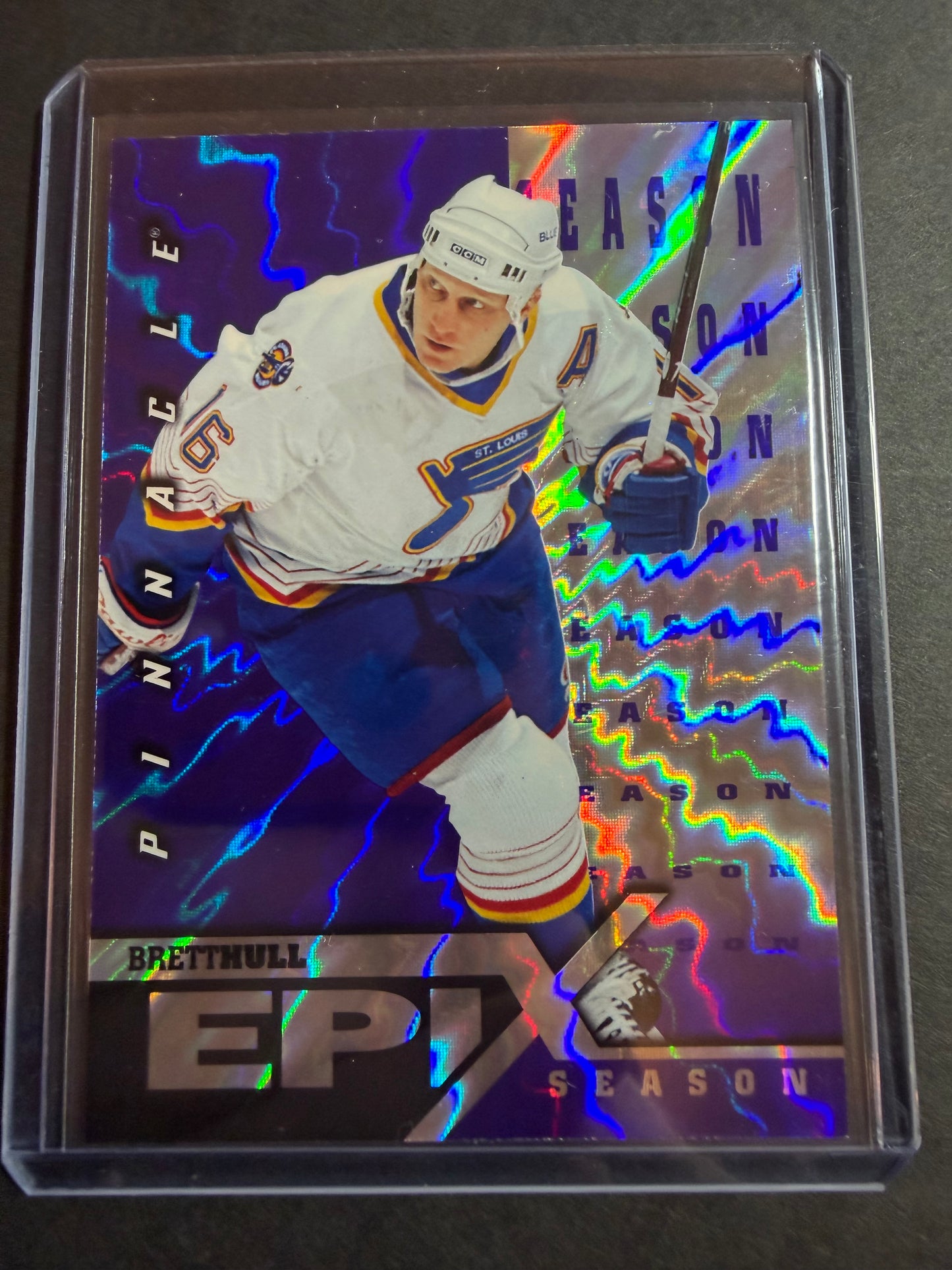 BRETT HULL - 1997 Pinnacle Epix COMPLETE SET, w/ Moment, Season, Game, Play