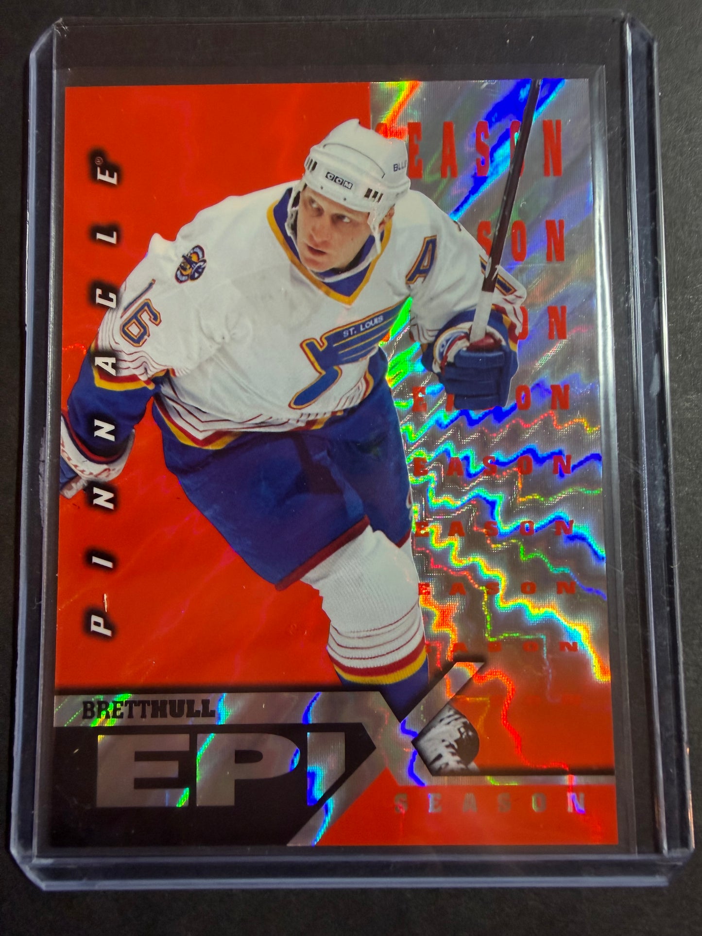 BRETT HULL - 1997 Pinnacle Epix COMPLETE SET, w/ Moment, Season, Game, Play