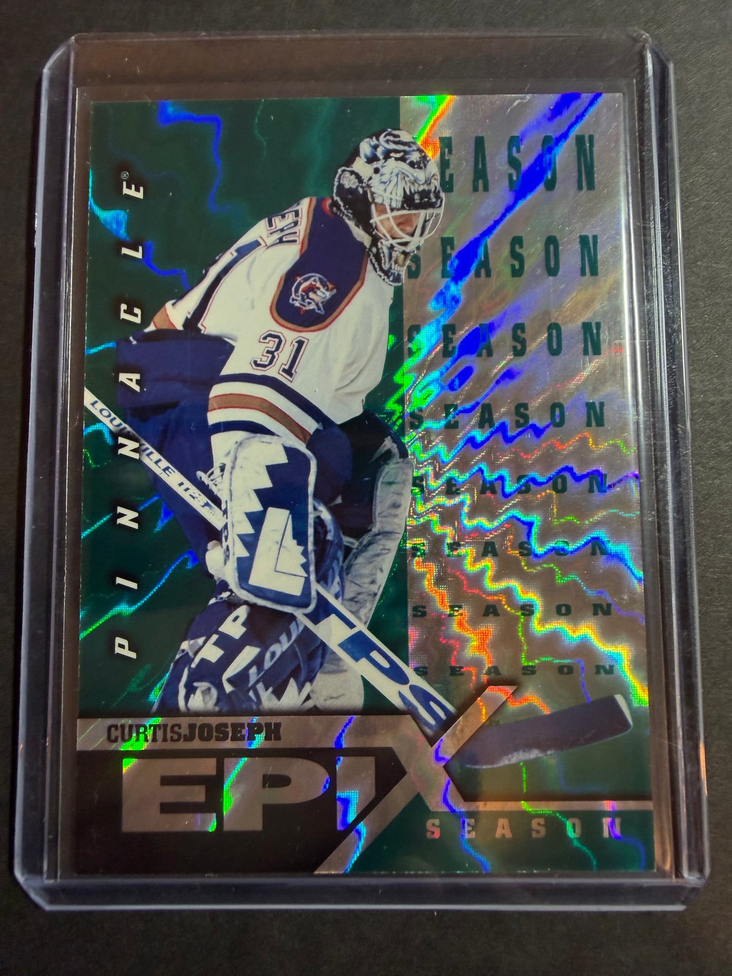 CURTIS JOSEPH - 1997 Pinnacle Epix COMPLETE SET, w/ Moment, Season, Game, Play