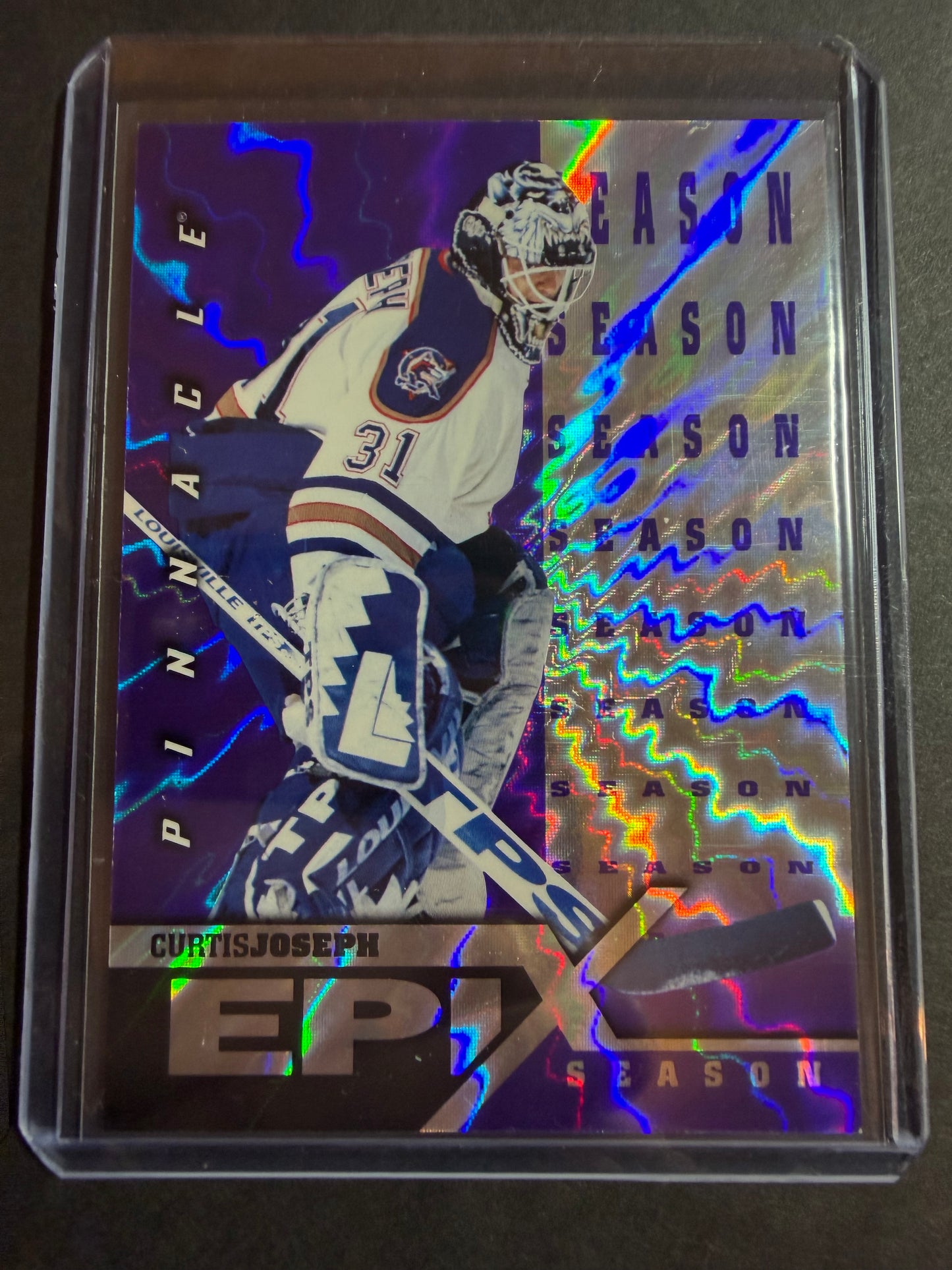 CURTIS JOSEPH - 1997 Pinnacle Epix COMPLETE SET, w/ Moment, Season, Game, Play