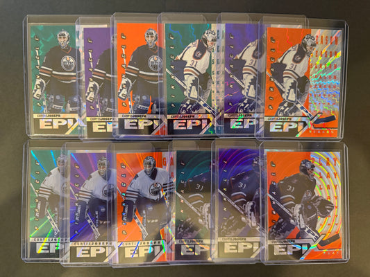 CURTIS JOSEPH - 1997 Pinnacle Epix COMPLETE SET, w/ Moment, Season, Game, Play