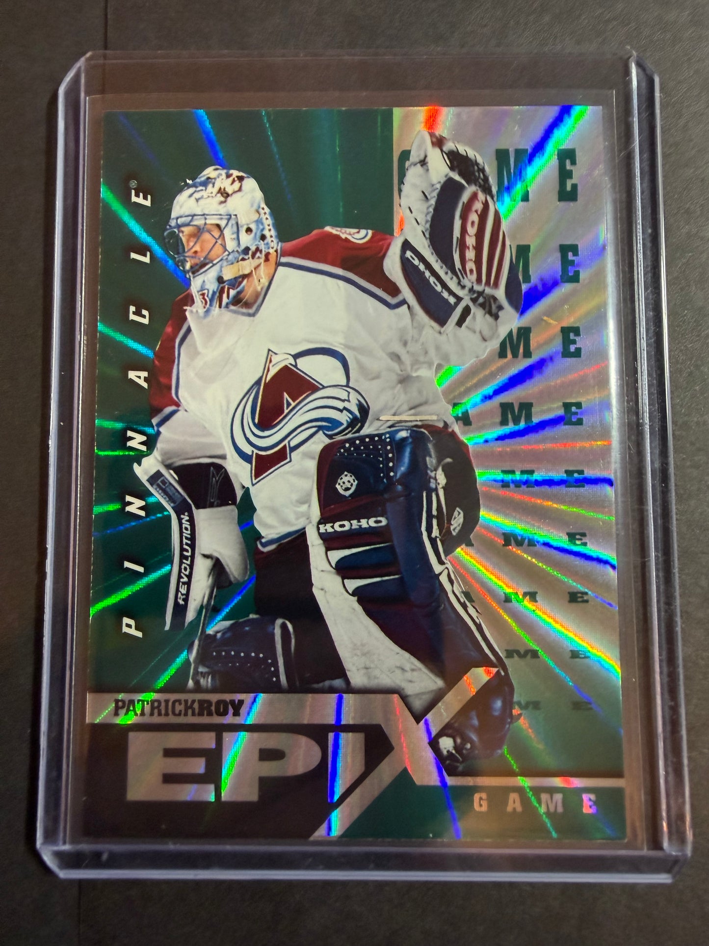 PATRICK ROY - 1997 Pinnacle Epix COMPLETE SET, w/ Moment, Season, Game, Play
