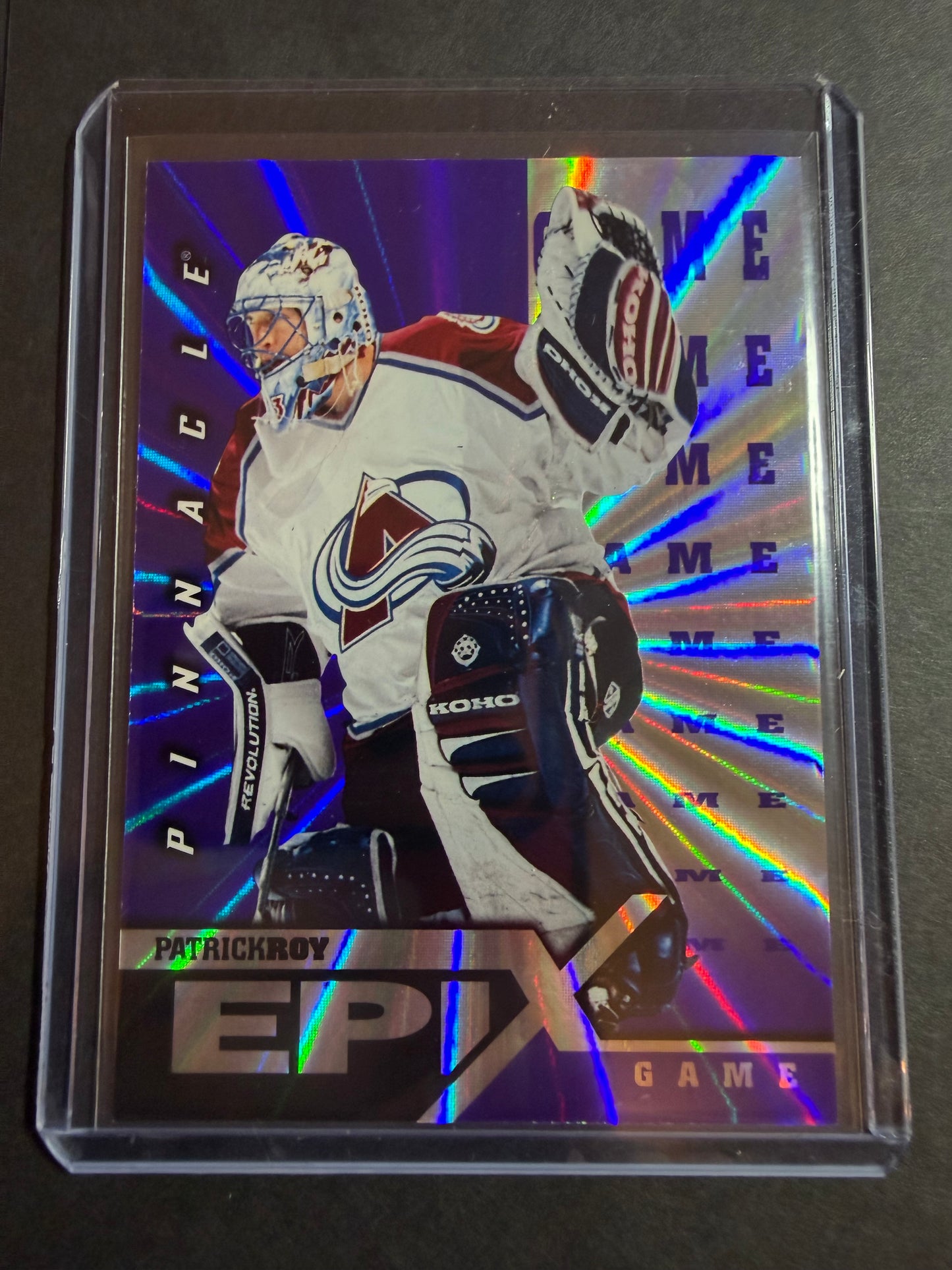PATRICK ROY - 1997 Pinnacle Epix COMPLETE SET, w/ Moment, Season, Game, Play