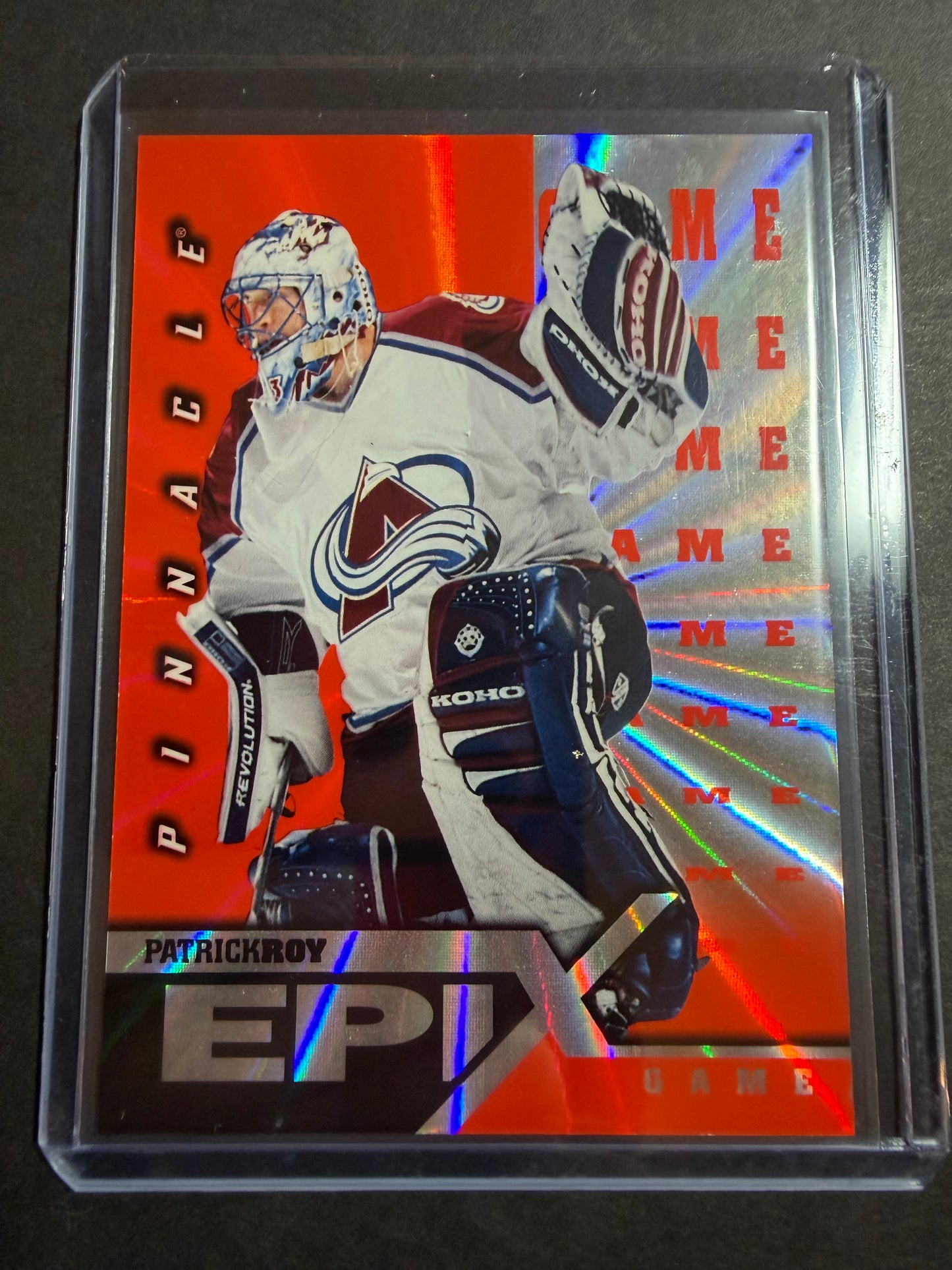 PATRICK ROY - 1997 Pinnacle Epix COMPLETE SET, w/ Moment, Season, Game, Play