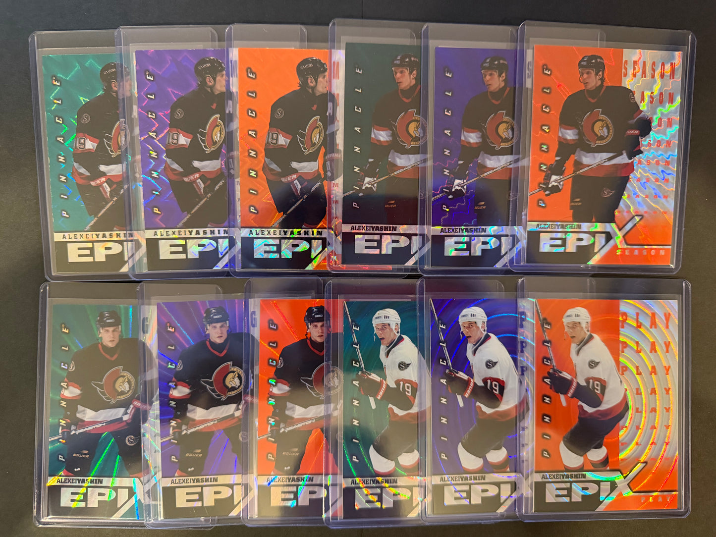 ALEXEI YASHIN - 1997 Pinnacle Epix COMPLETE SET, w/ Moment, Season, Game, Play
