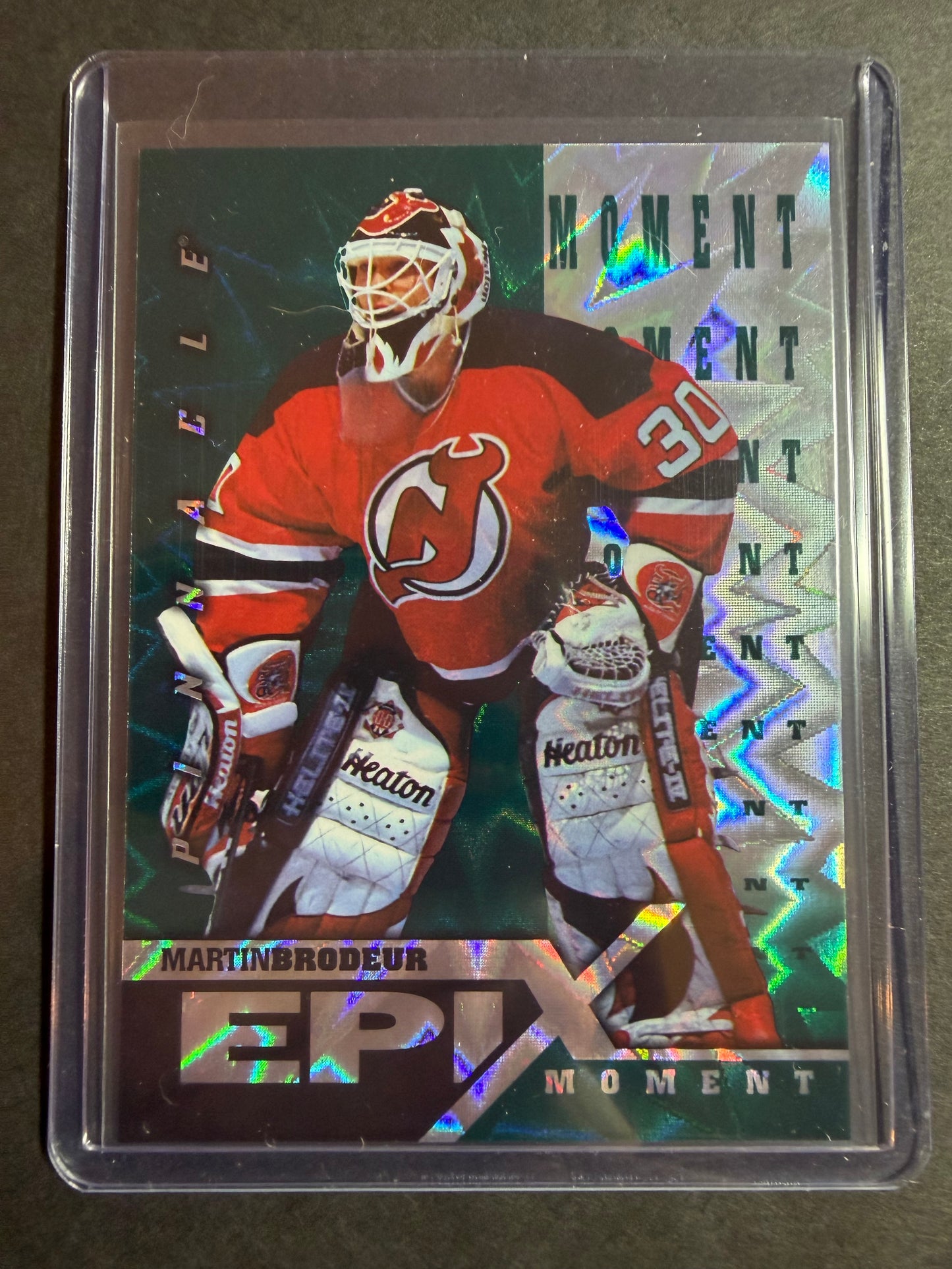 MARTIN BRODEUR - 1997 Pinnacle Epix COMPLETE SET, w/ Moment, Season, Game, Play