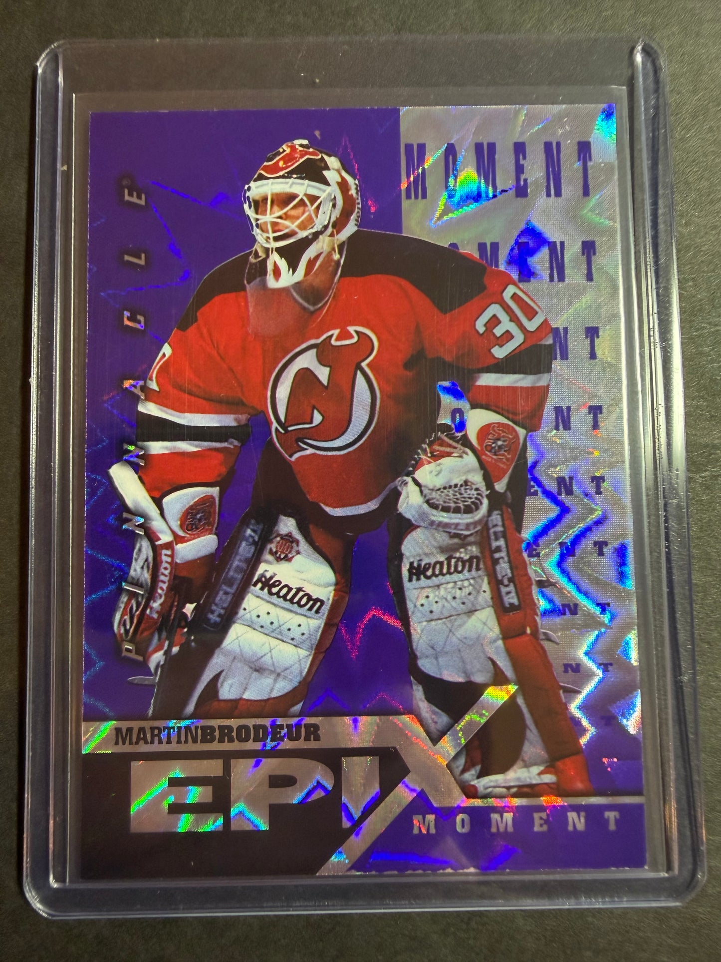 MARTIN BRODEUR - 1997 Pinnacle Epix COMPLETE SET, w/ Moment, Season, Game, Play