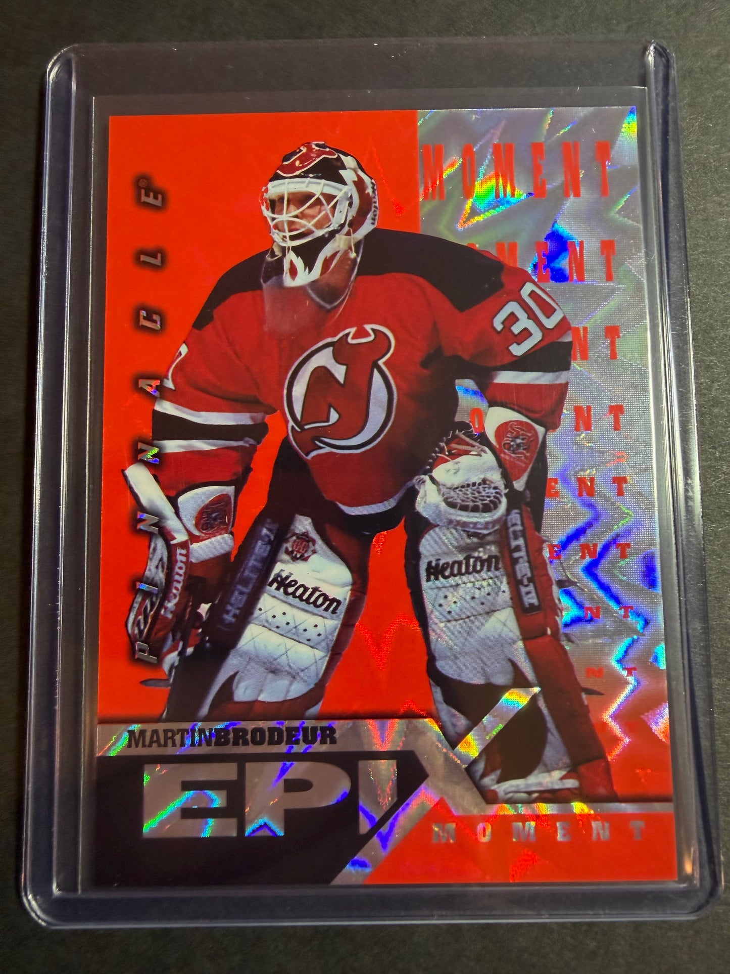 MARTIN BRODEUR - 1997 Pinnacle Epix COMPLETE SET, w/ Moment, Season, Game, Play