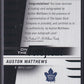 AUSTON MATTHEWS - 2023 UD Premier On The Forefront Auto #OFS-AM, /50