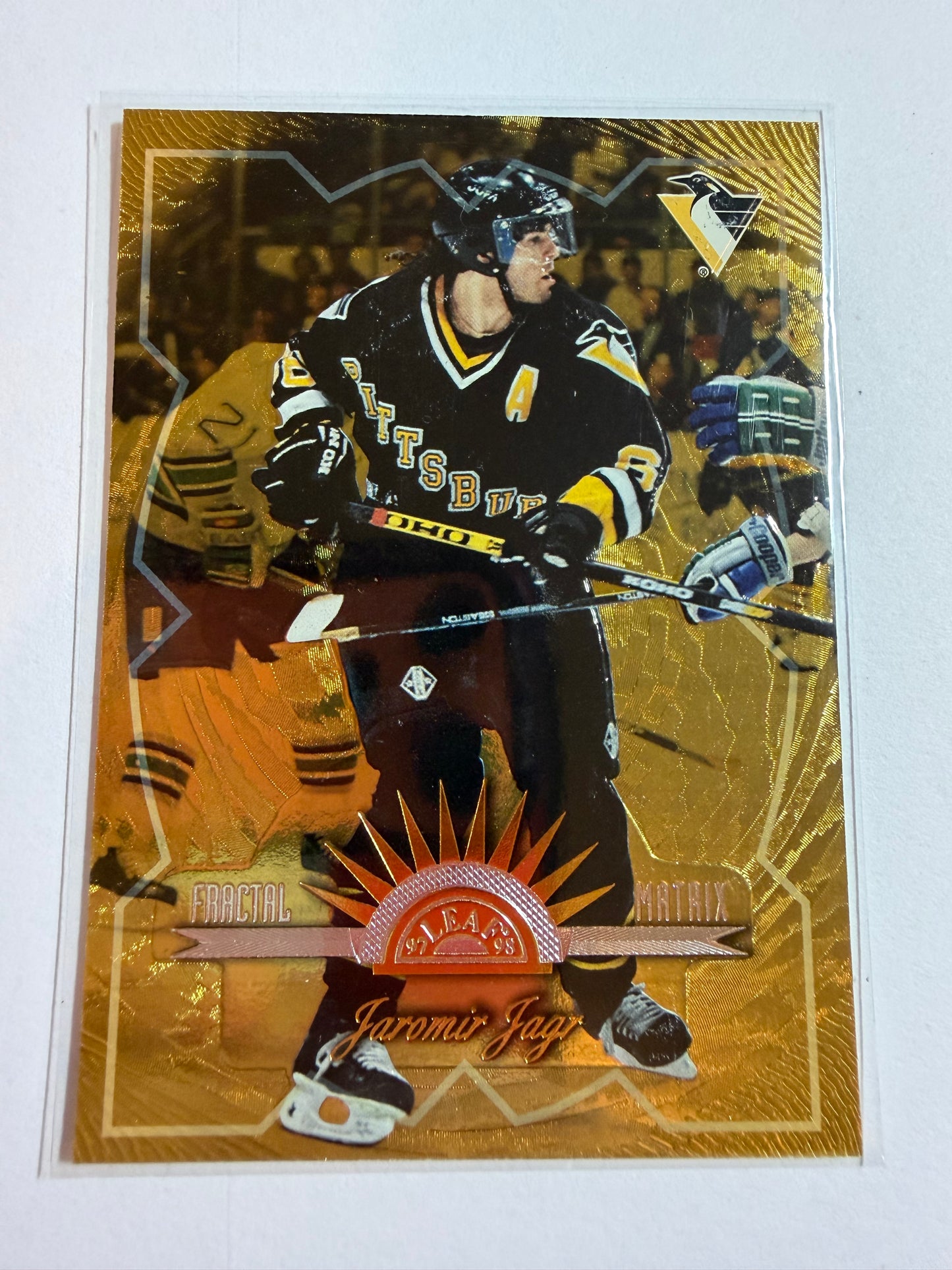 JAROMIR JAGR - 1997 Donruss Leaf Fractal Matrix #10, /350