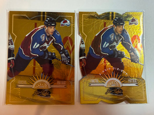 JOE SAKIC - 1997 Donruss Leaf Fractal Matrix Y Axis w/ Die Cut #35, /200, /250