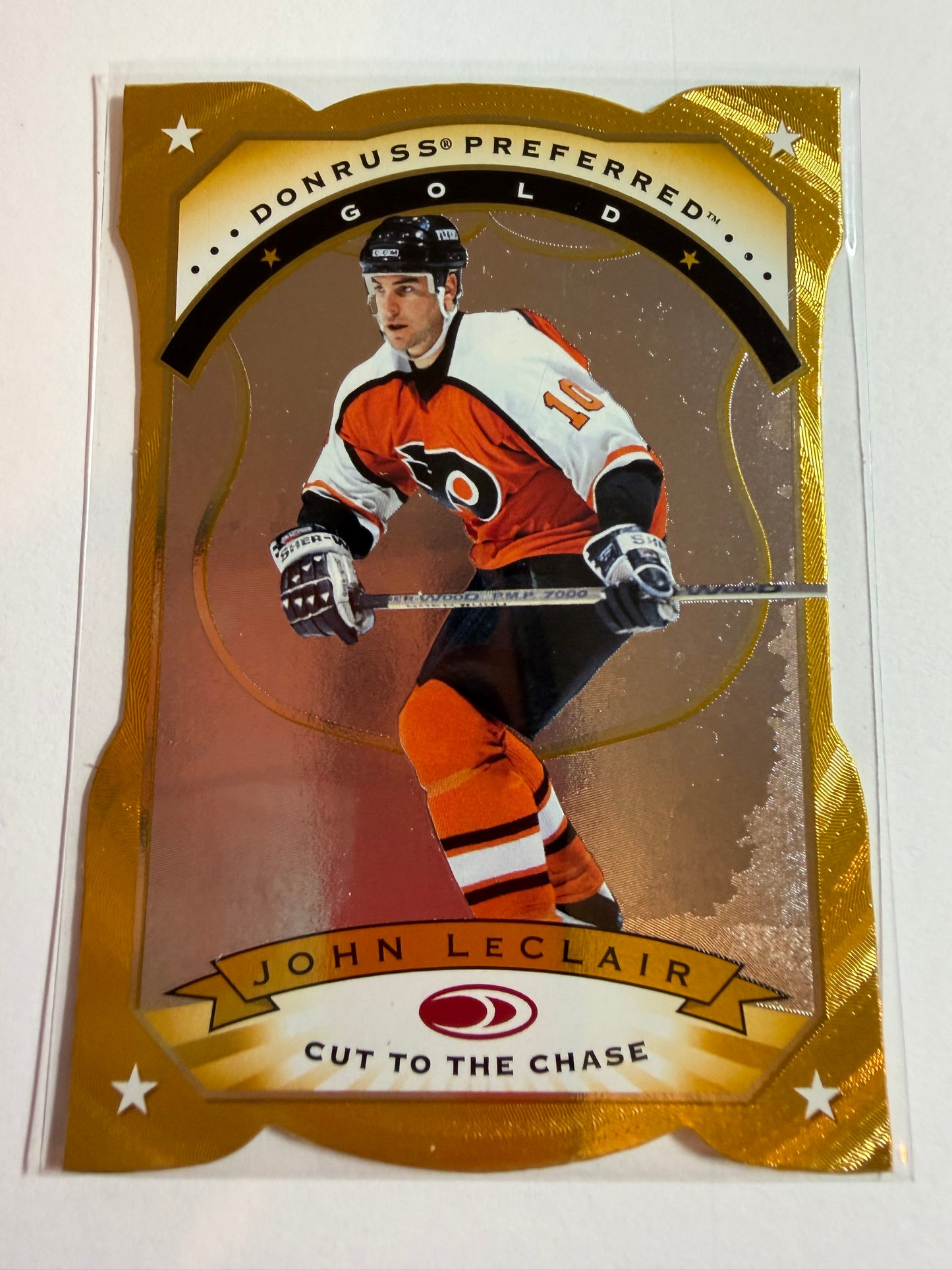 JOHN LECLAIR - 1997 Donruss Preferred Cut to the Chase Gold Die Cut #76