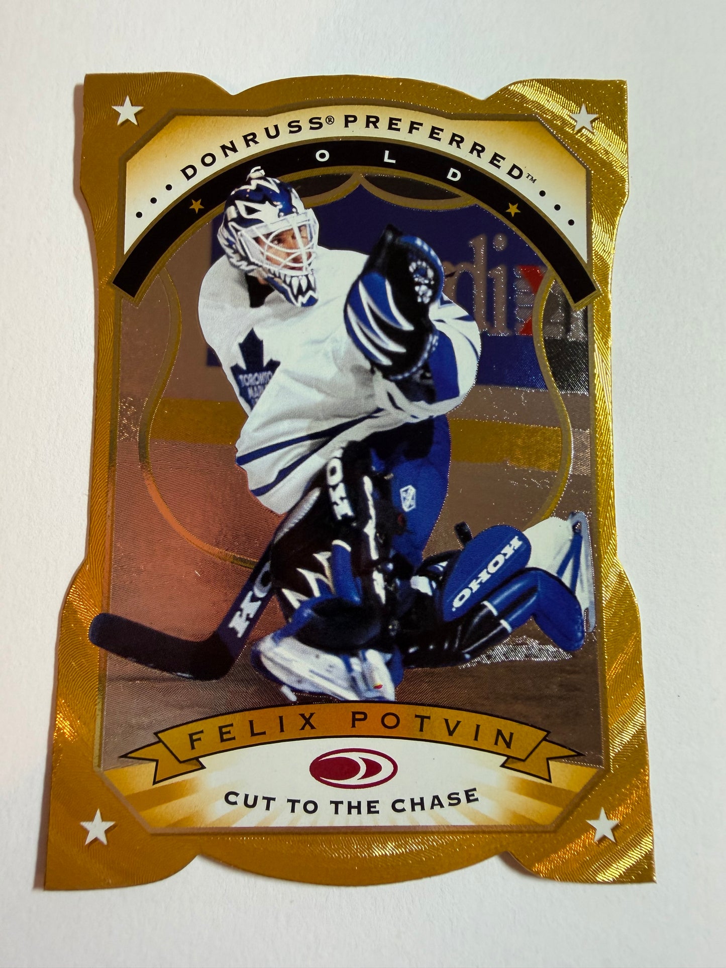 FELIX POTVIN - 1997 Donruss Preferred Cut to the Chase Gold Die Cut #99