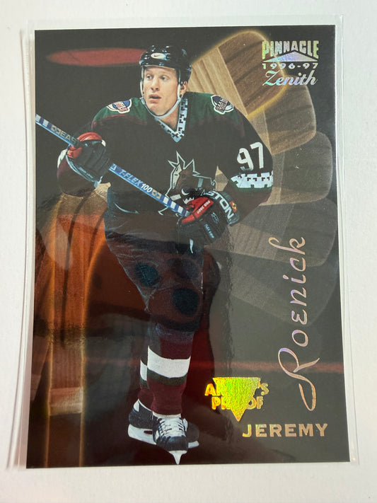 JEREMY ROENICK - 1996 Pinnacle Zenith Artist's Proof #30