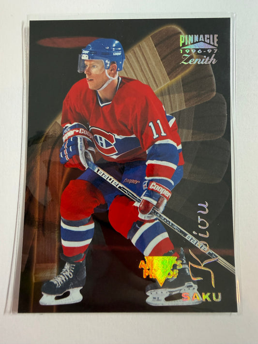 SAKU KOIVU - 1996 Pinnacle Zenith Artist's Proof #58