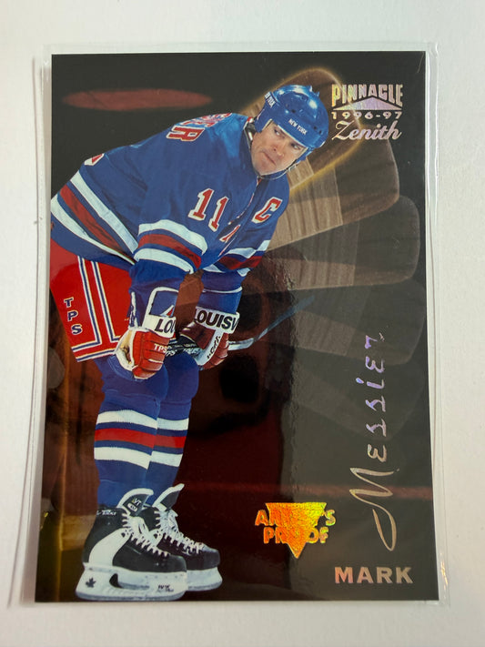 MARK MESSIER - 1996 Pinnacle Zenith Artist's Proof #94