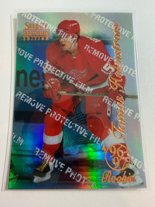 TOMAS HOLMSTROM - 1996 Pinnacle Select Certified MIRROR BLUE Rookie #97