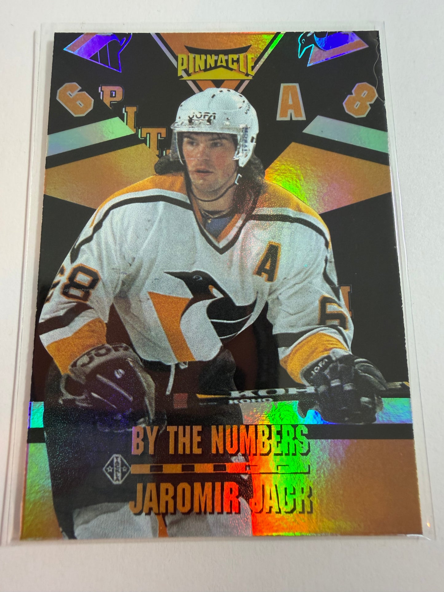 JAROMIR JAGR - 1996 Pinnacle By the Numbers Premium Stock #8