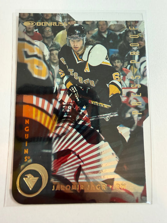 JAROMIR JAGR - 1997 Donruss Press Proof Die Cut #188, /500