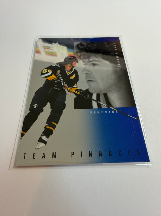 JAGR / TKACHUK - 1997 Team Pinnacle Mirror Foil Parallel #6, SSP