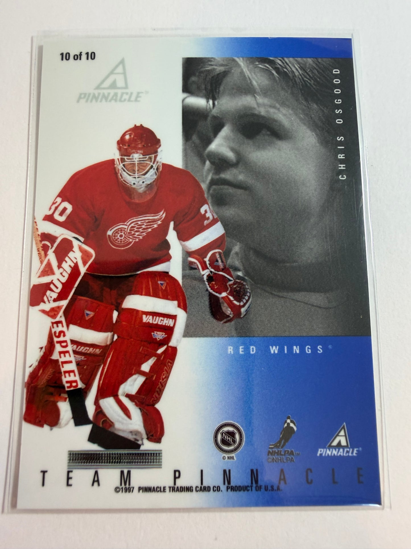 VANBIESBROUCK / OSGOOD - 1997 Team Pinnacle Mirror REFRACTOR Parallel #10, SSP