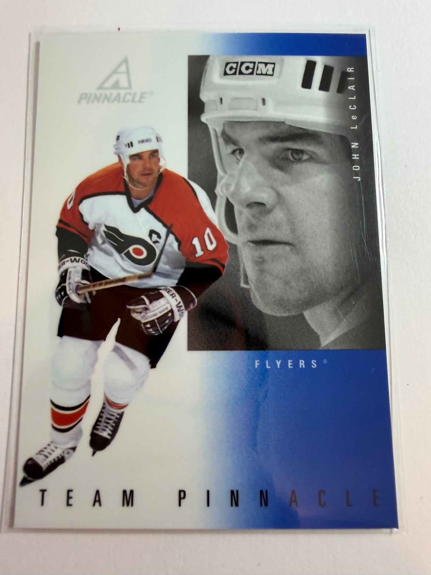 SHANAHAN / LECLAIR - 1997 Team Pinnacle Mirror REFRACTOR Parallel #8, SSP